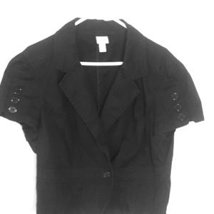 Short sleeve suit jacket
